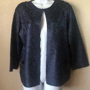Chico’s Blue Cape Jacket  Size 1 Small